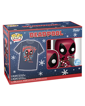 Pop! & Tee: Marvel - Deadpool Holiday – Poppin' Off Toys