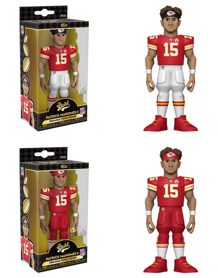 Funko Pop Premium Vinyl Figure-NFL Football-Gold-Patrick Mahomes II  (NEW,CHASE) - Action Figures, Facebook Marketplace