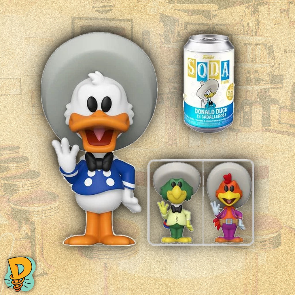 Pop! Soda: Donald Duck and 3 Caballeros