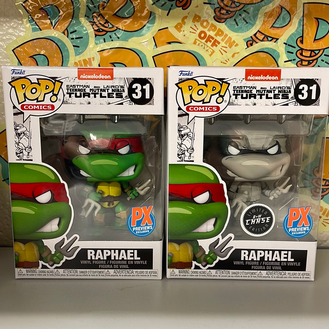 Pop! Comics: TMNT - Raphael (Chance of Chase)