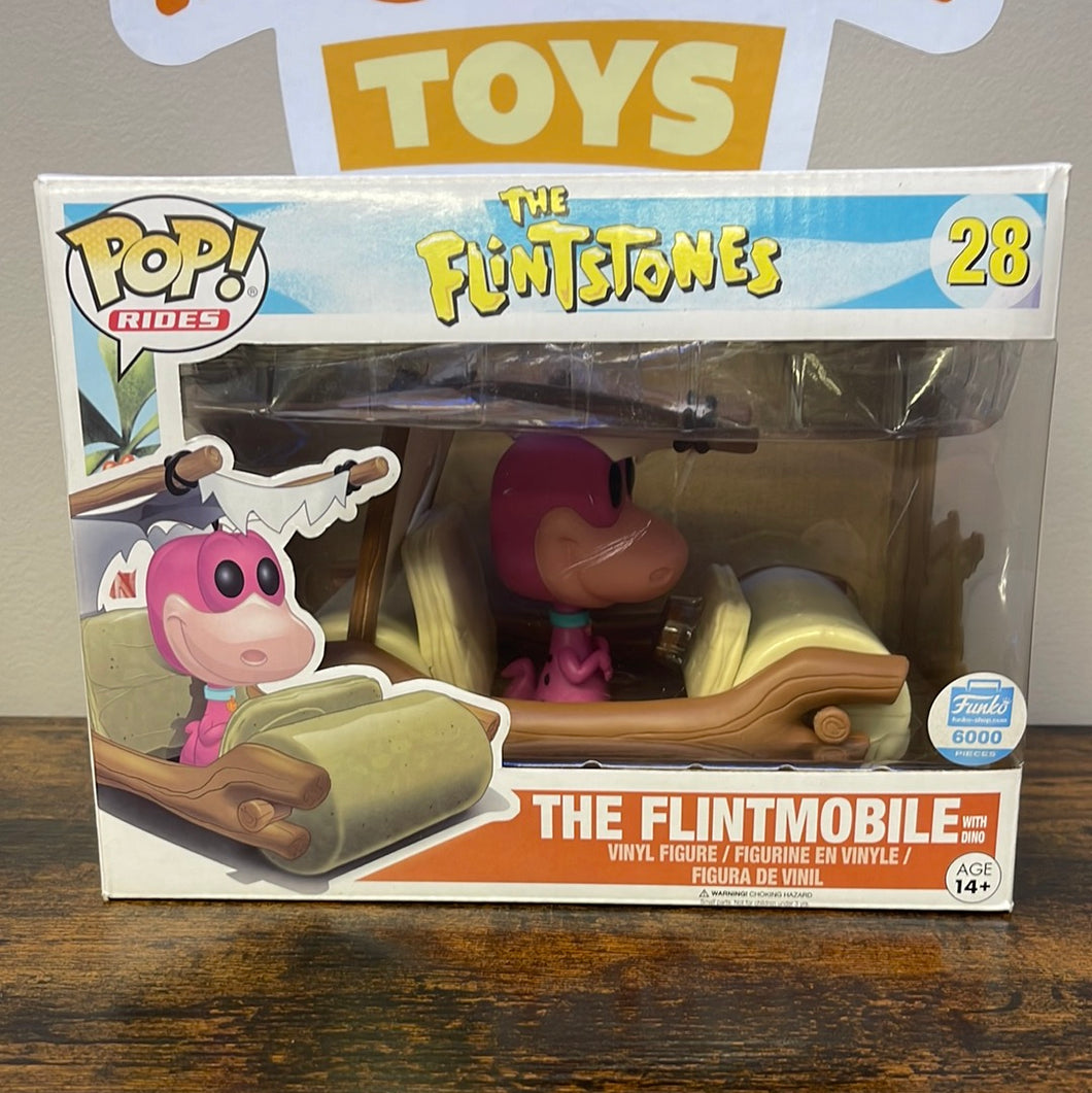Pop! Rides: The Flintstones -The Flintmobile w/ Dino (Funko Exclusive) (6000 Pieces) 28