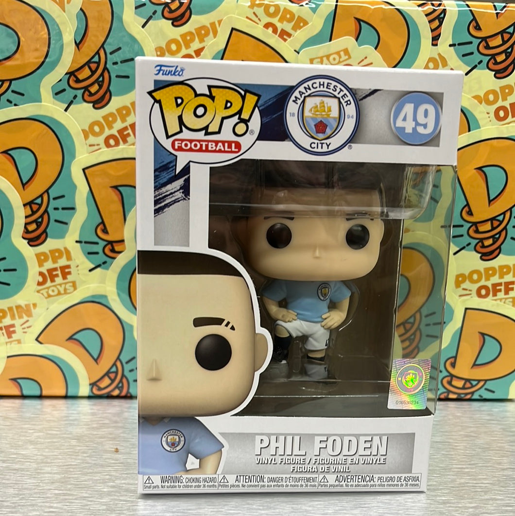 Pop! Football: Manchester City - Phil Foden (In Stock) Vinyl Figure –  Poppin' Off Toys