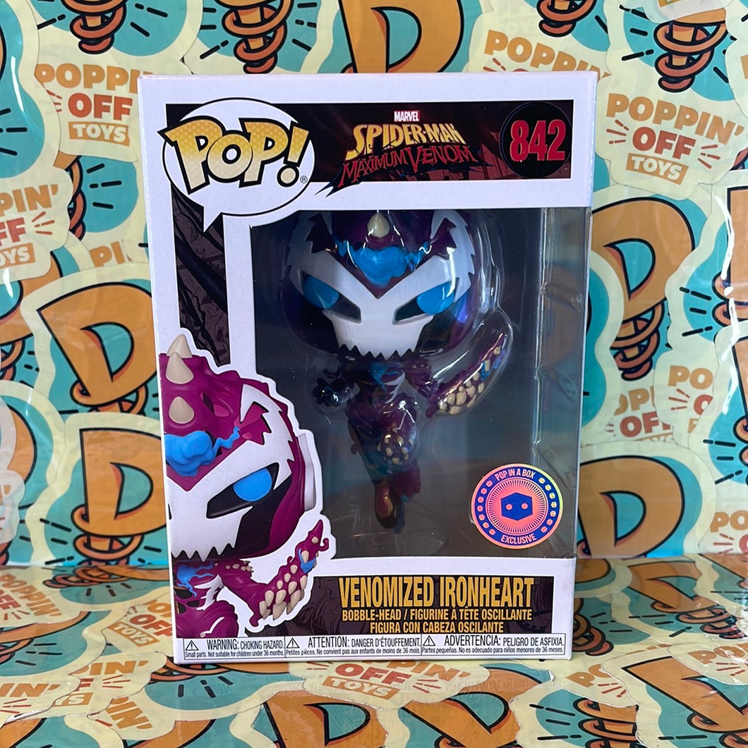 Pop! Marvel: Spider-Man Maximum Venom -Venomized Ironheart (Pop In A Box Exclusive) 842