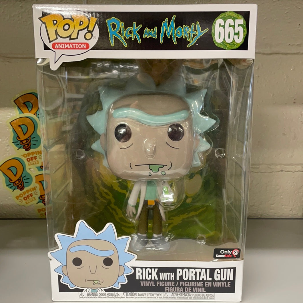 Pop! Animation: Rick and Morty - Rick with Portal Gun (GameStop)