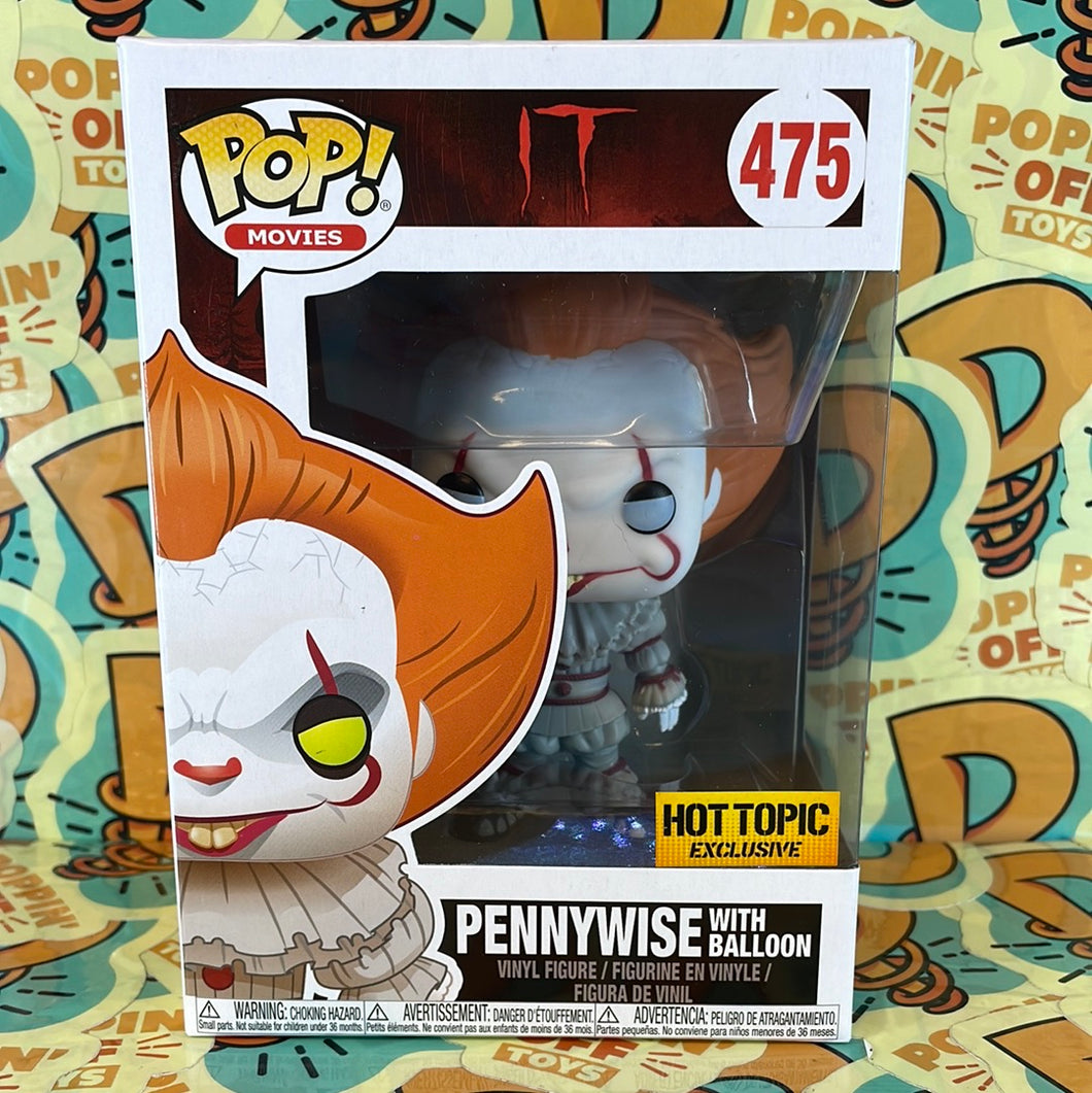 Pop! Movies: IT- Pennywise w/ Balloon (Hot Topic Exclusive) 475