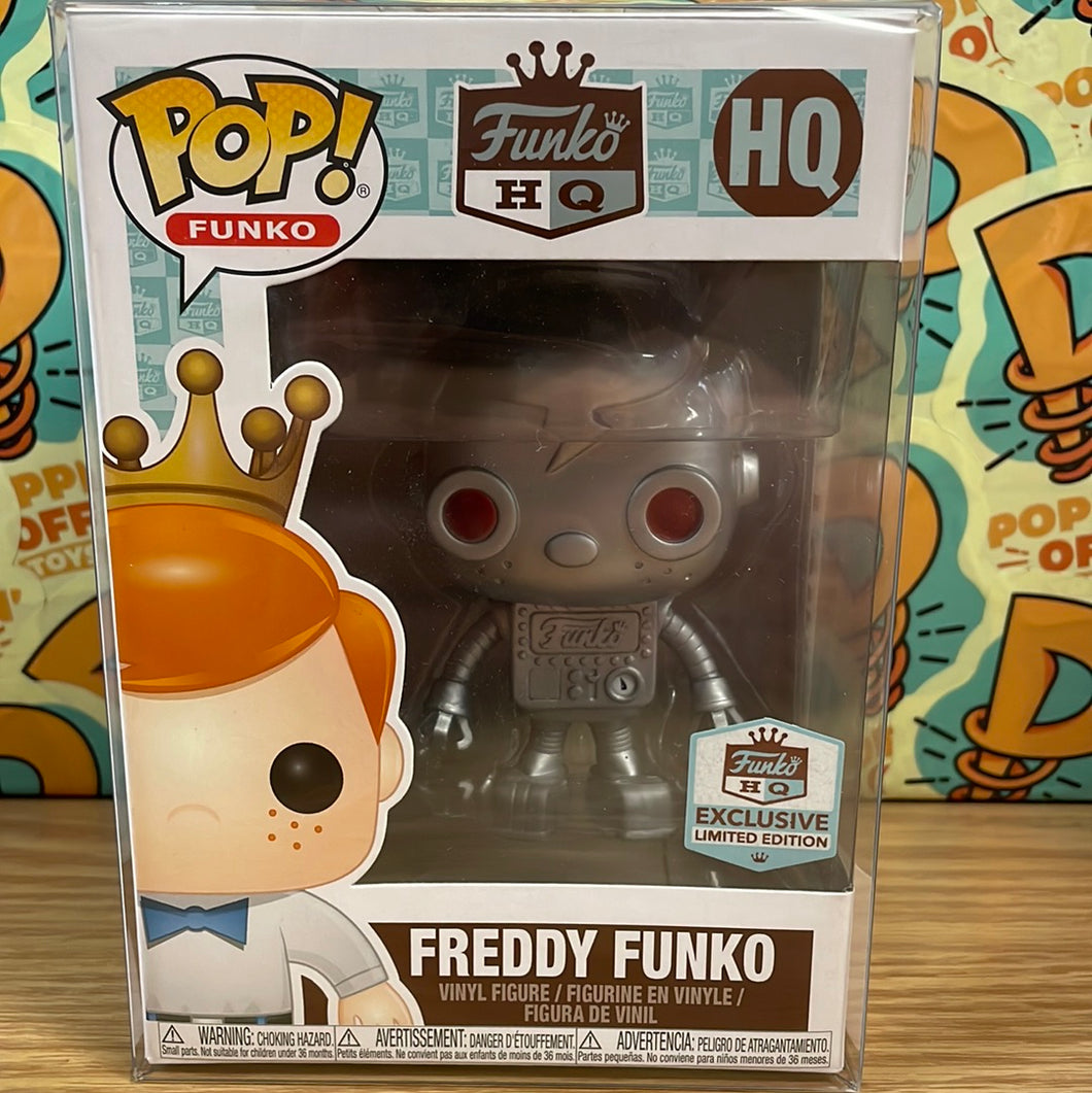 Pop! Funko: Freddy Robot (HQ) (Silver Robot)