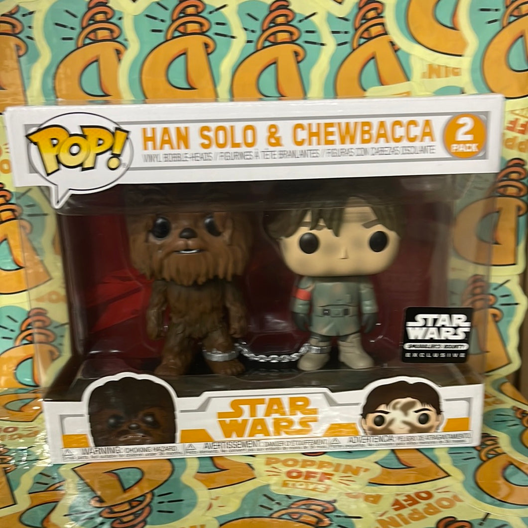 Pop! Star Wars: Han Solo & Chewbacca