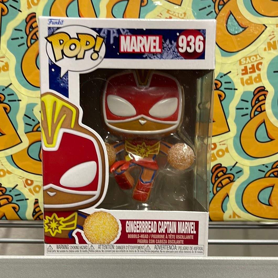 Pop! Marvel: Holiday - Gingerbread Captain Marvel