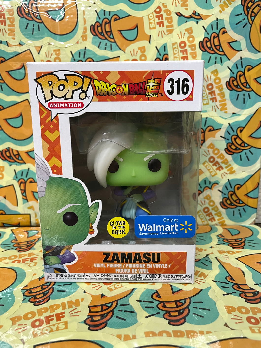 Pop! Animation: Dragon Ball Super- Zamasu (GITD) (Walmart)