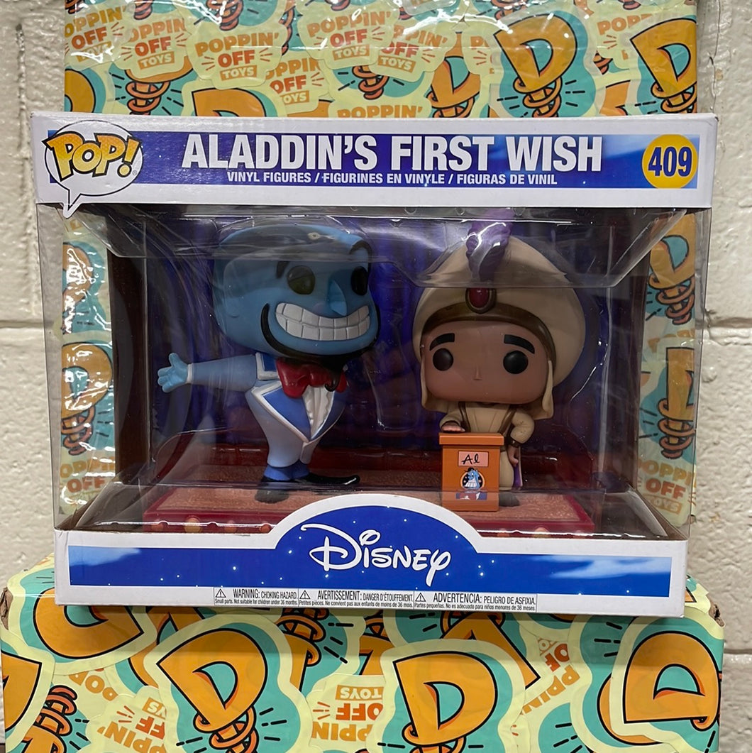 Funko POP! Movie Moments Disney: Aladdin's First Wish Vinyl Figure - Low  Inventory!