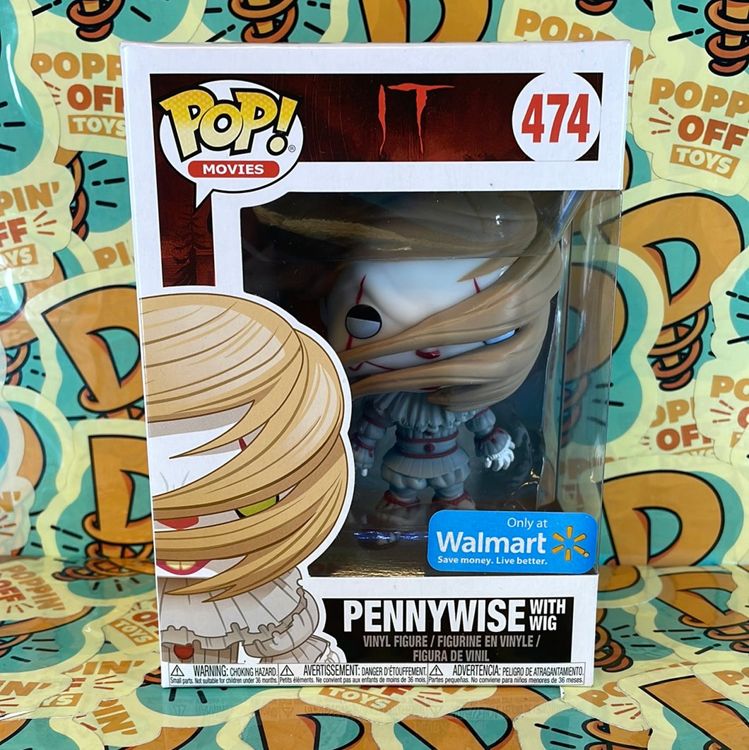 Pop! Movies: IT- Pennywise w/ Wig (Walmart Exclusive) 474