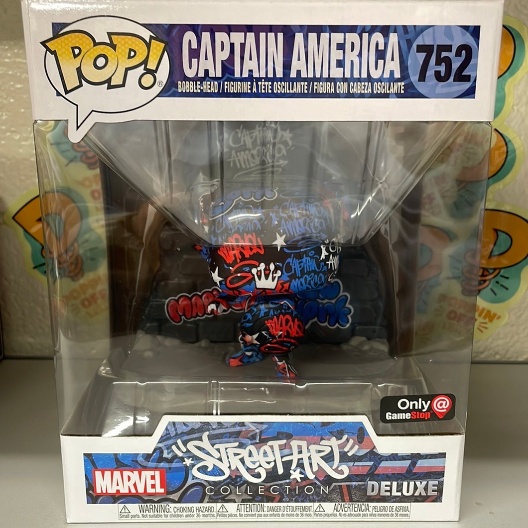 Pop! Marvel: Captain America (Street Art)