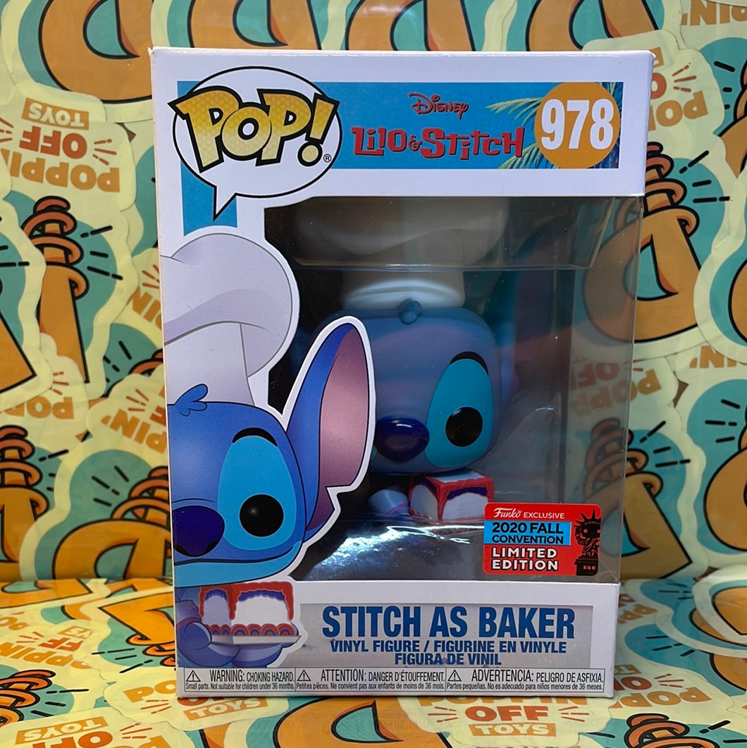 Pop! Disney: Lilo & Stitch -Stitch as Baker (2020 Fall Convention Exclusive) 978