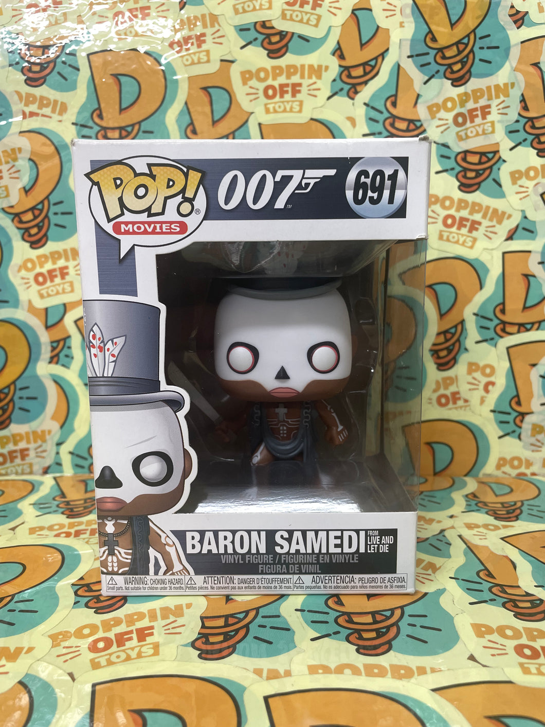 Pop! Movies: 007- Baron Samedi from Live and Let Die (In Stock)