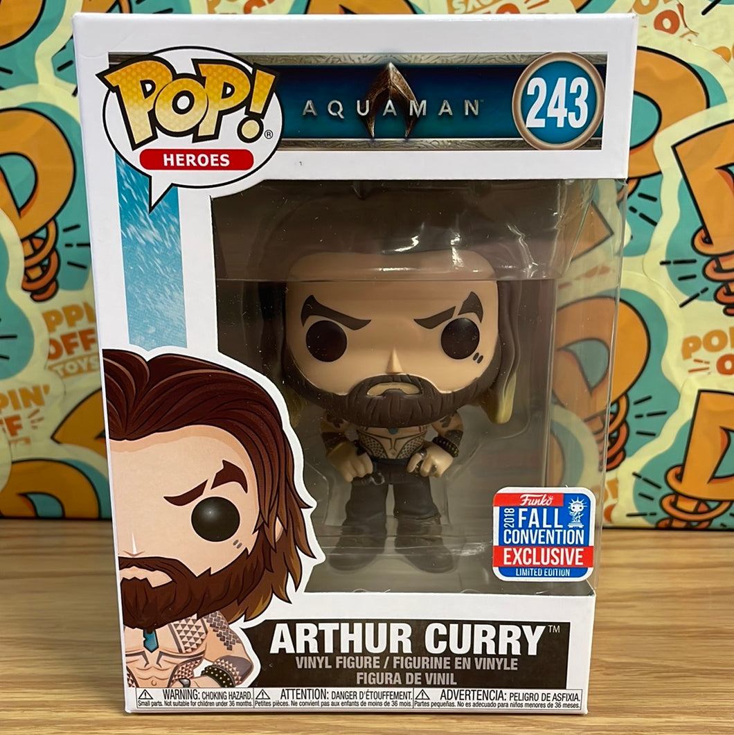 Pop! Heroes: Aquaman - Arthur Curry (Fall) (Sun Damaged)