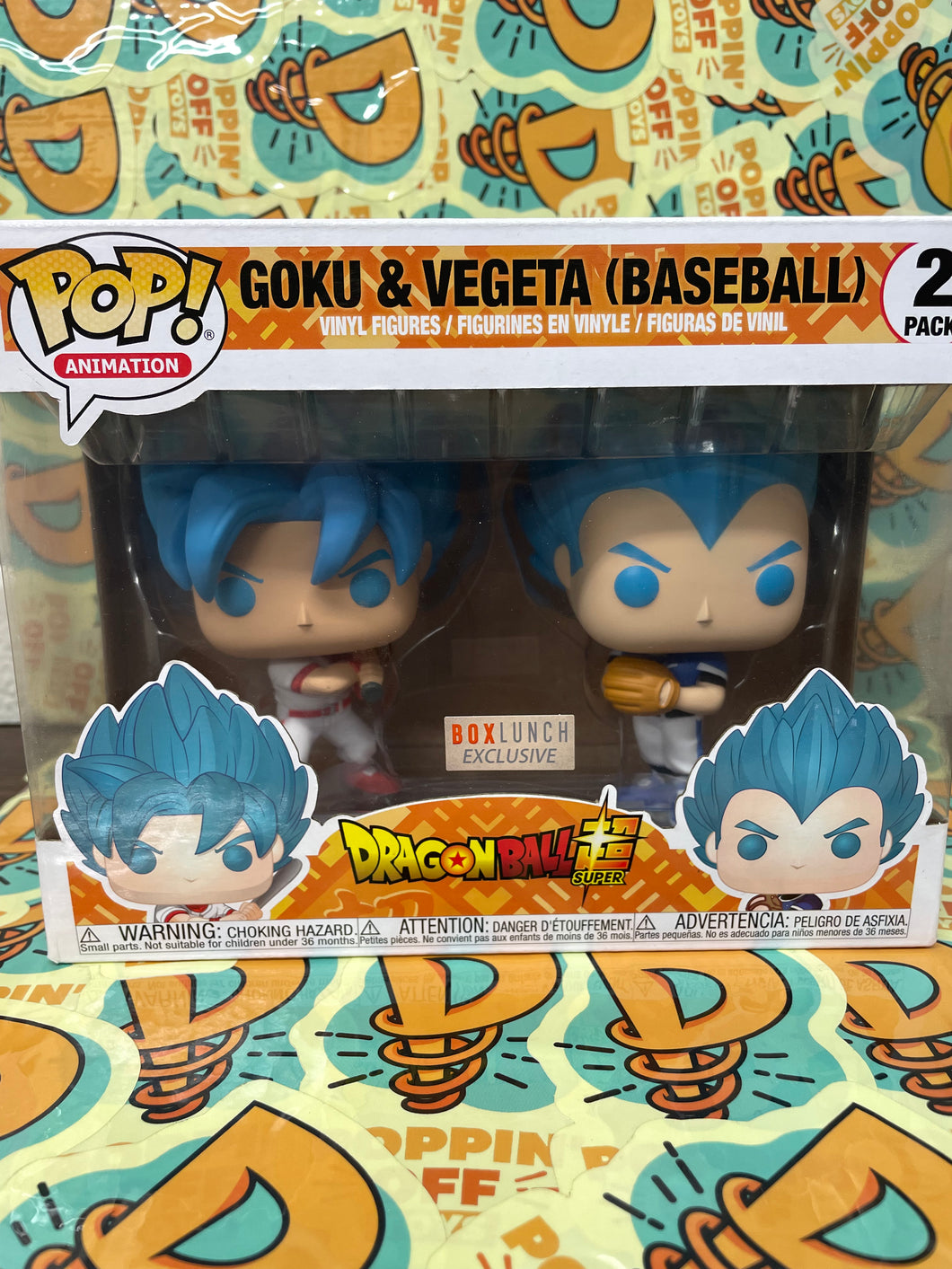 Pop! Animation: DragonBallZ - Goku & Vegeta (Baseball)(Box Lunch Exclusive)