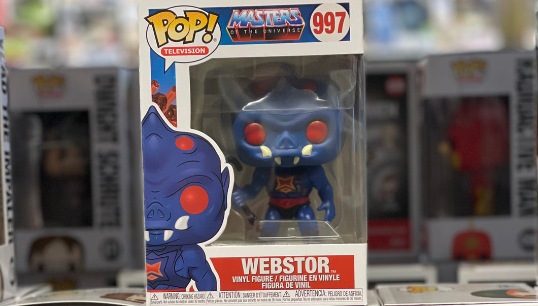 Pop! Television: Masters of the Universe- Webstor (In Stock) Vinyl Figure