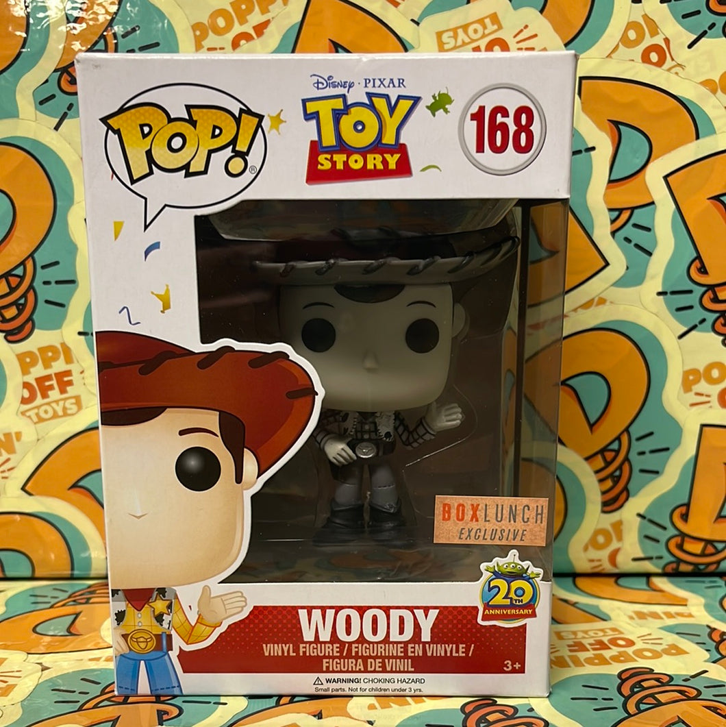 Pop! Toy Story - Woody : Black and White (Boxlunch)