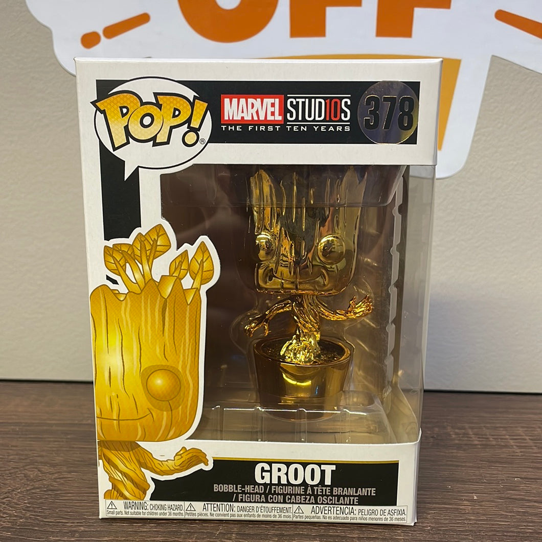 Pop! Marvel: Groot (Gold Chrome)