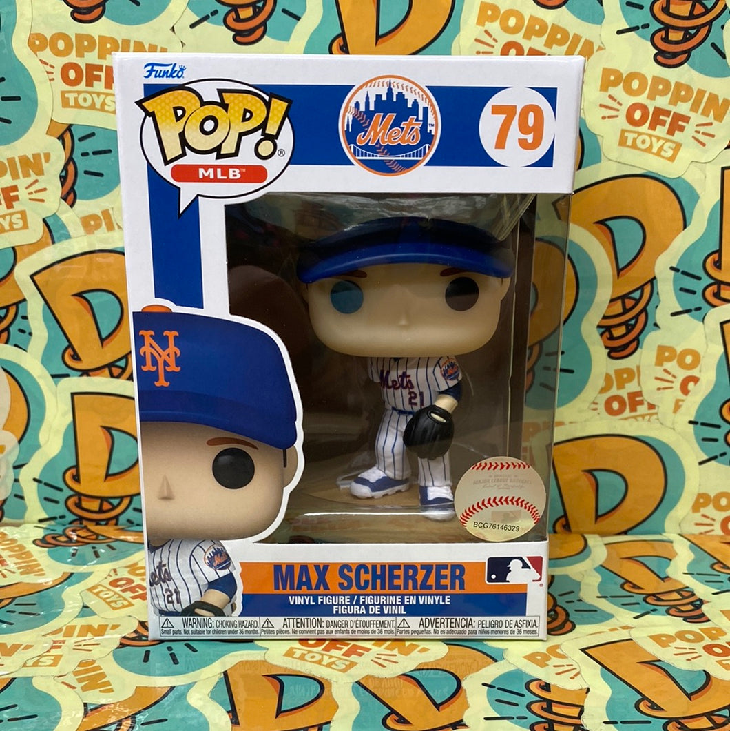 Pop! MLB - NY Mets - Max Scherzer (In Stock) – Poppin' Off Toys