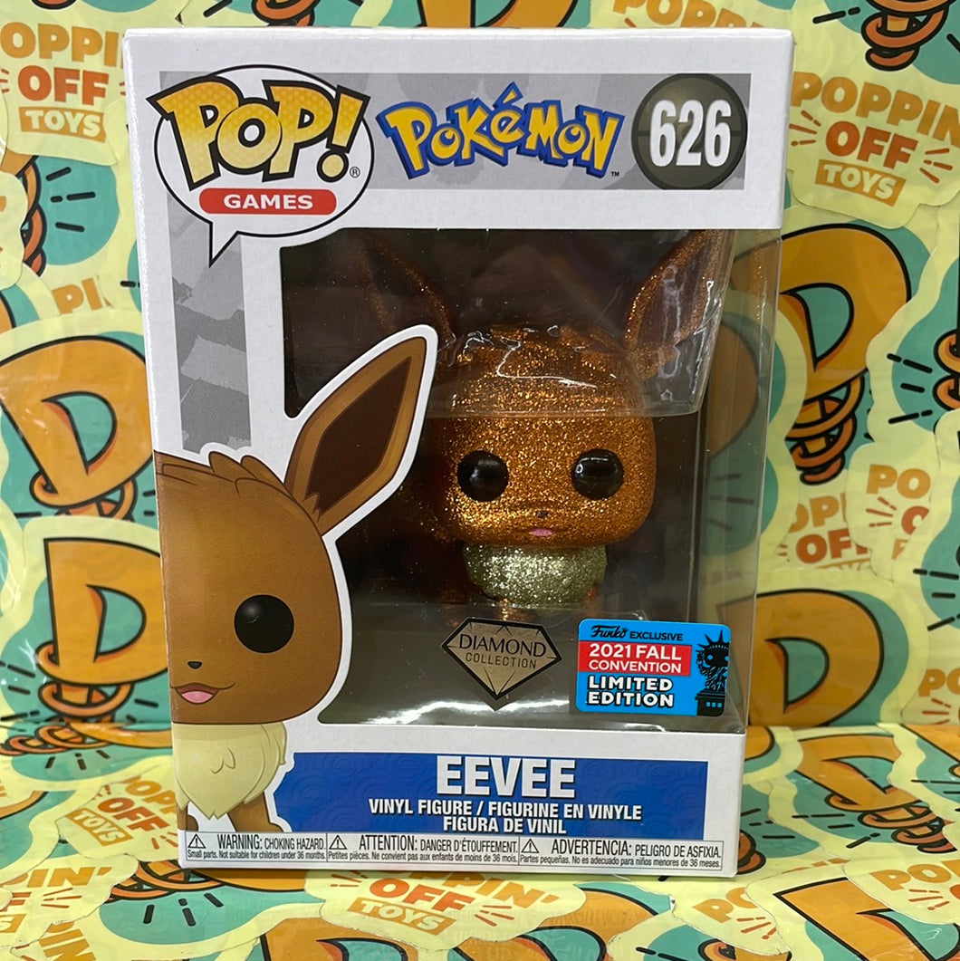 Pop! Games: Pokémon -Eevee (2021 Fall Convention Exclusive) (Diamond Exclusive) 626