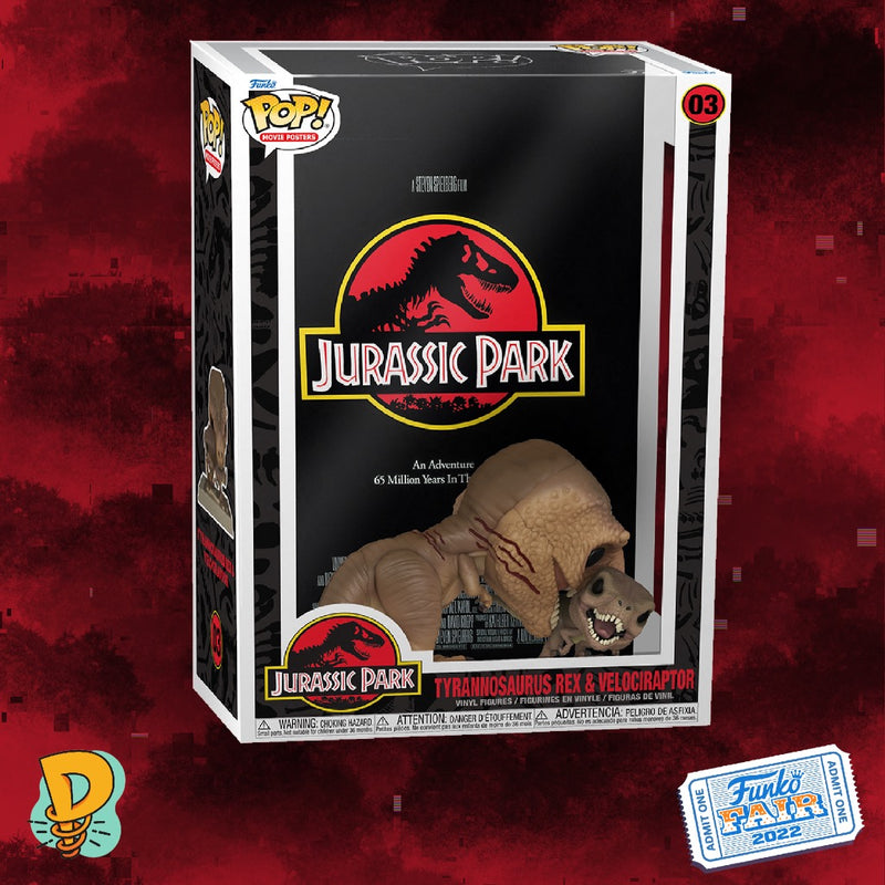 Jurassic Park Funko Pop! Movie Poster - CLARKtoys