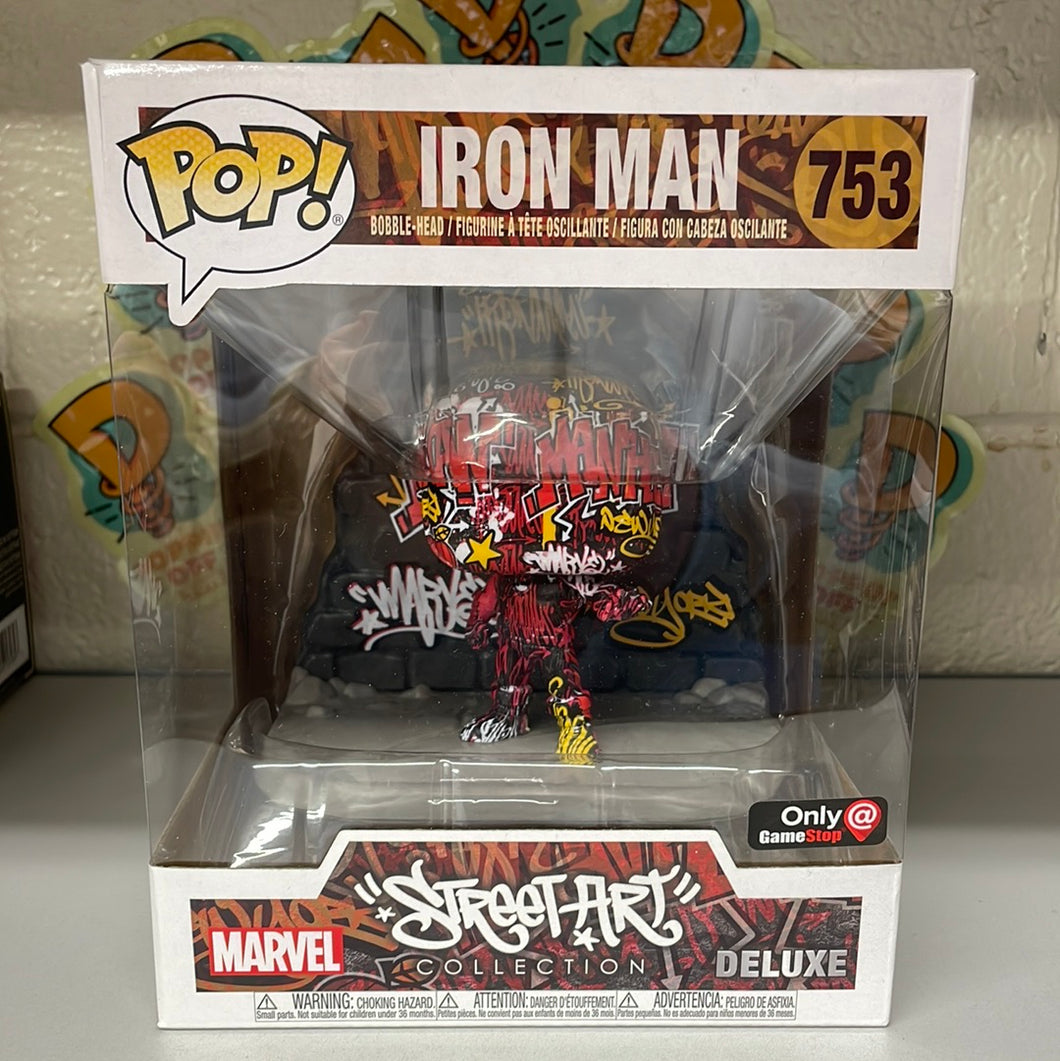 Pop! Marvel: Iron Man (Street Art) (GameStop)