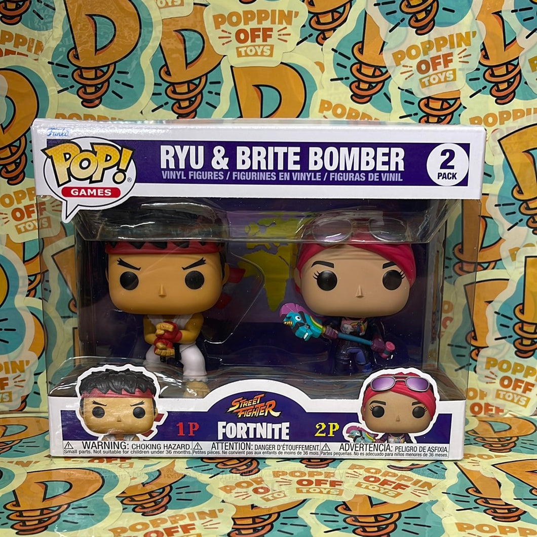Pop! Games: Fortnite - 2PK Ryu & Brite Bomber