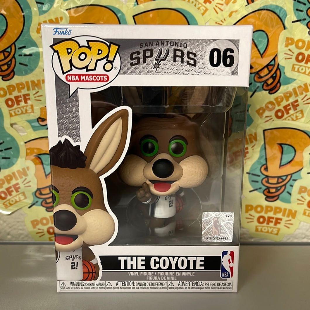 Pop! NBA Mascots: Spurs - The Coyote (In Stock) Vinyl Figure