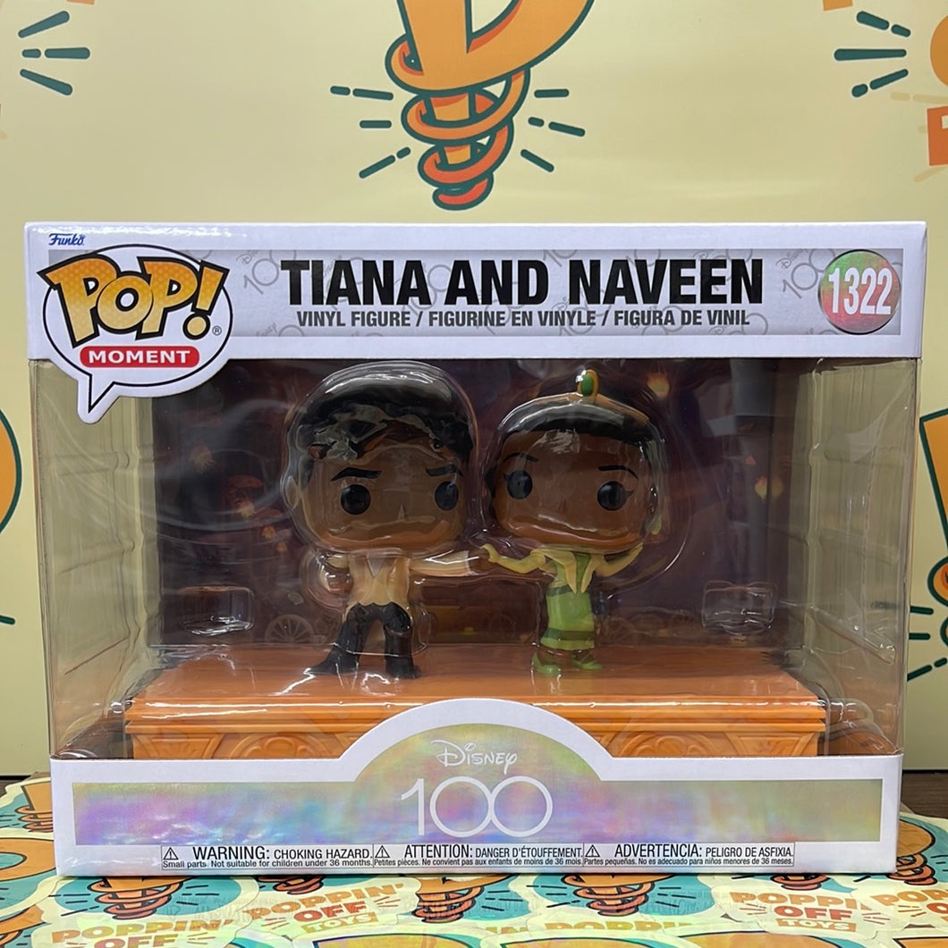 Disney's 100th Anniversary POP Moment! Vinyl Figures 2-Pack Tiana & Naveen  9 cm