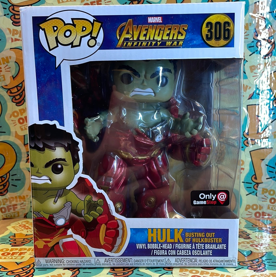 Funko Pop! Marvel Avengers Infinity War Hulk Busting Out of Hulkbuster #306  BNIB