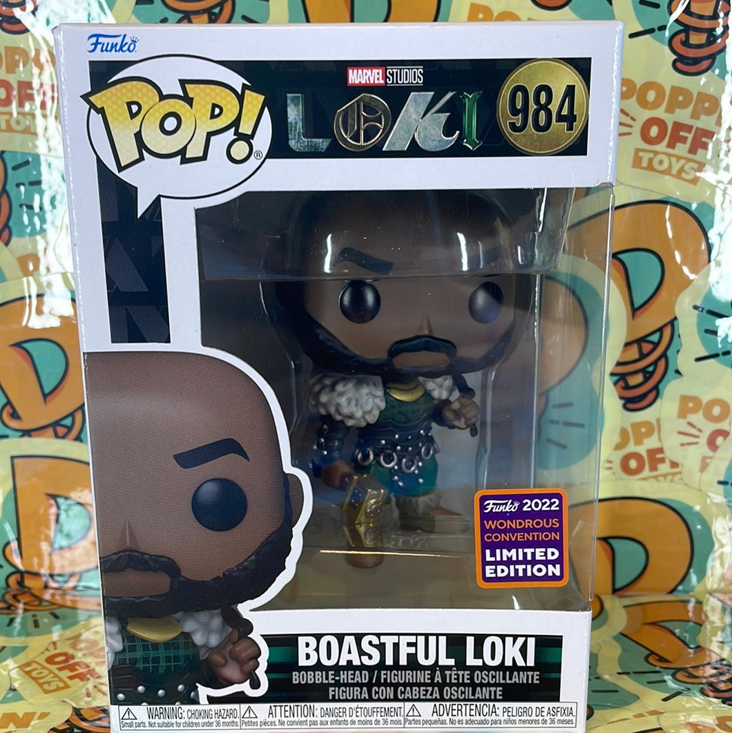 Pop! Marvel: Loki- Boastful Loki (2022 Wondrous Convention)