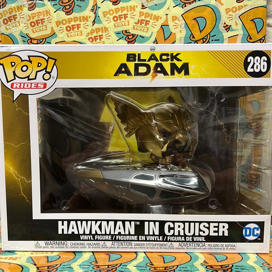 Pop! Ride DC: Black Adam - Hawkman in Cruiser