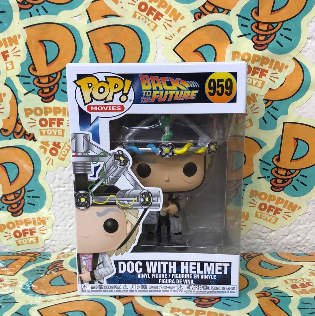 Pop! Movies: Back To The Future- Doc With Helmet 959