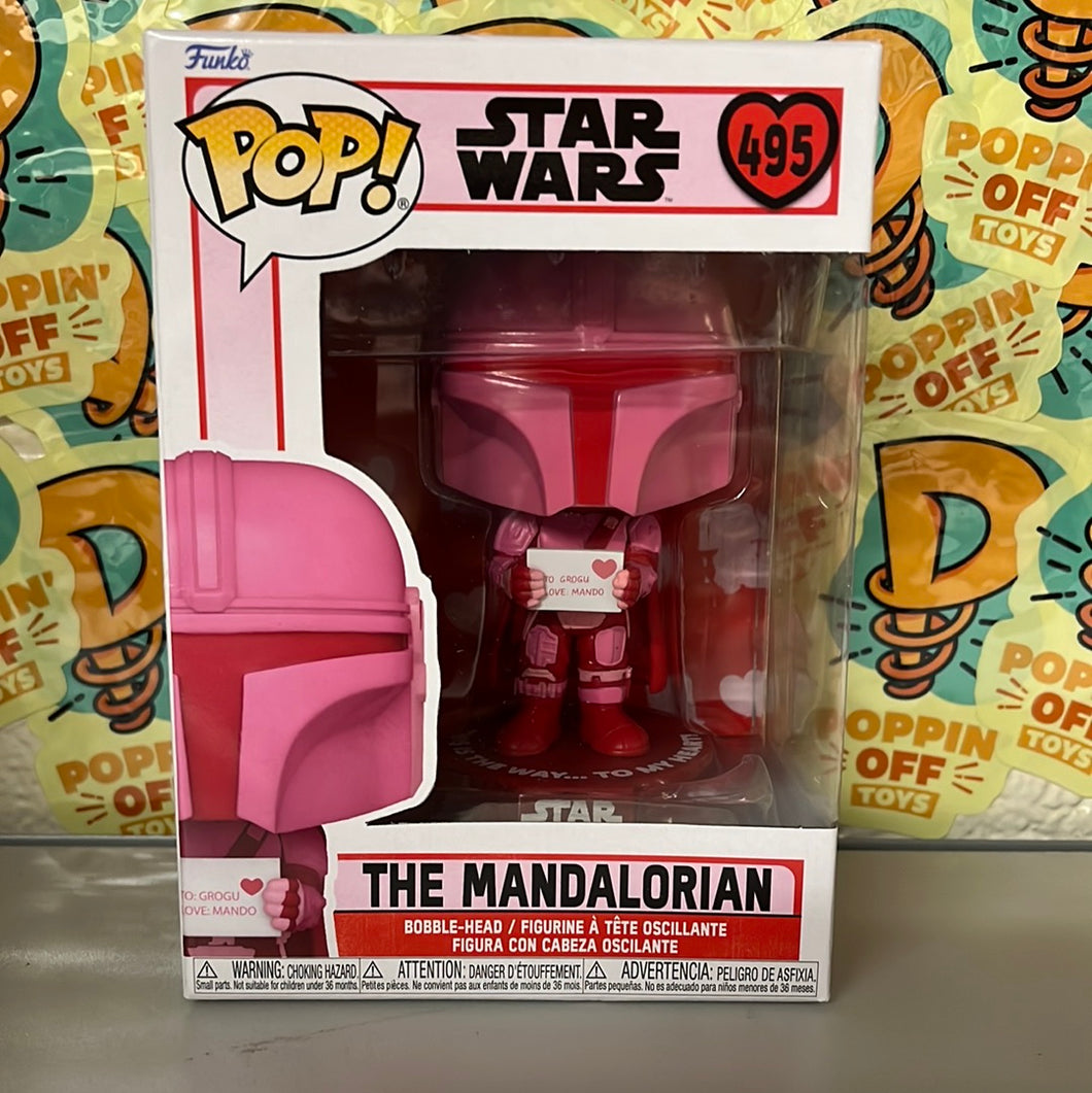 Pop! Star Wars: Valentines Day The Mandalorian