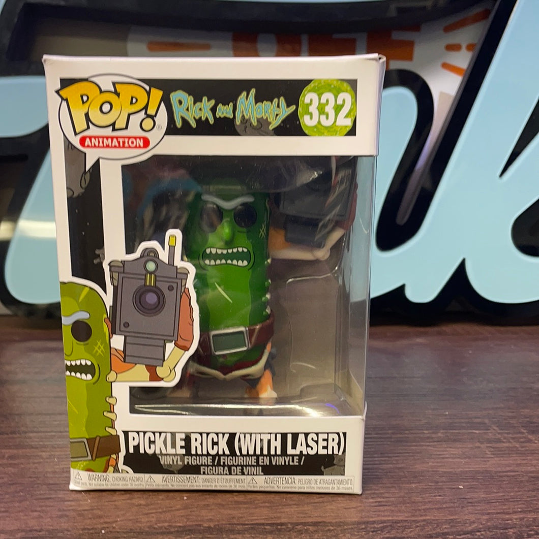Pop! Animation: Rick and Morty – Pickle Rick (With Laser) (In Stock) Vinyl Figure