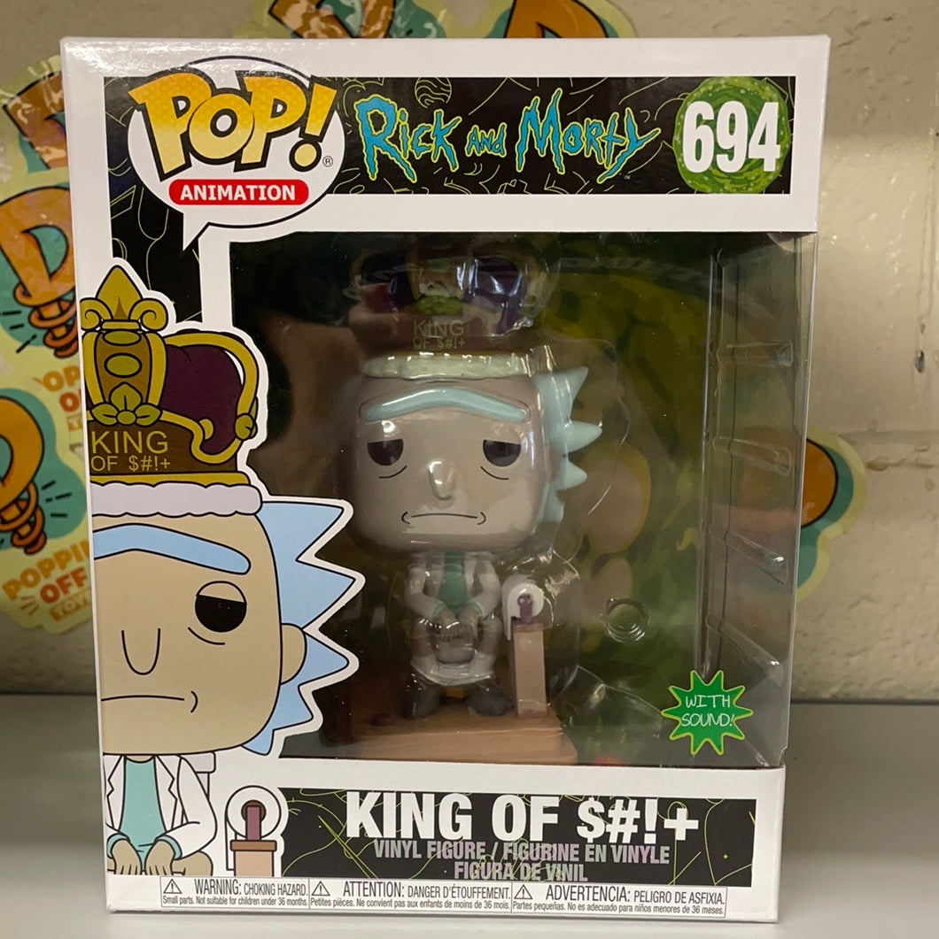 Pop! Animation: Rick and Morty - King of S#!+