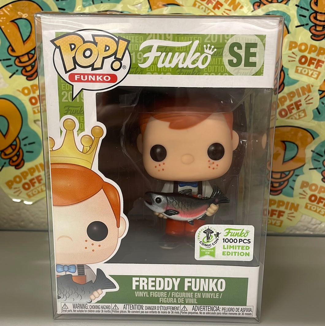 Pop! Funko: Freddy Funko - Holding Fish (Comic Con)