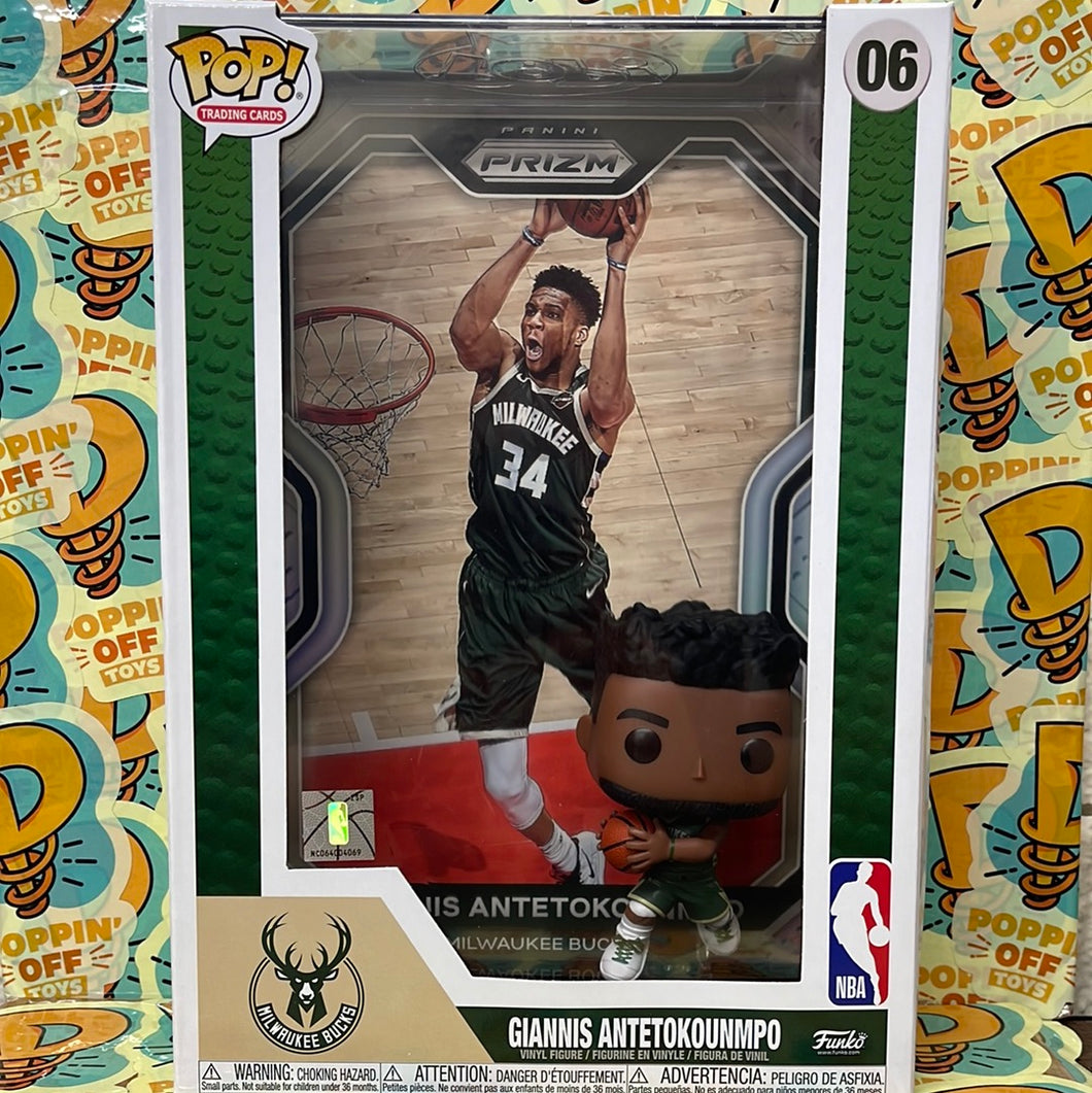 Pop! NBA Trading Cards- Giannis Antetokounmpo (In Stock)
