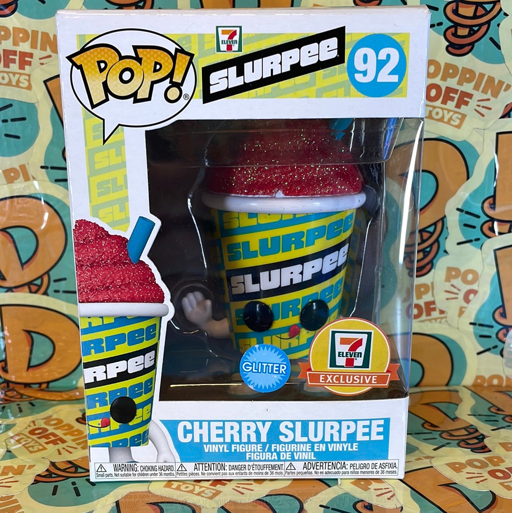 Pop Ad Icons Slurpee Cherry Slurpee Glitter 7 Eleven Exclusive Poppin Off Toys 3061