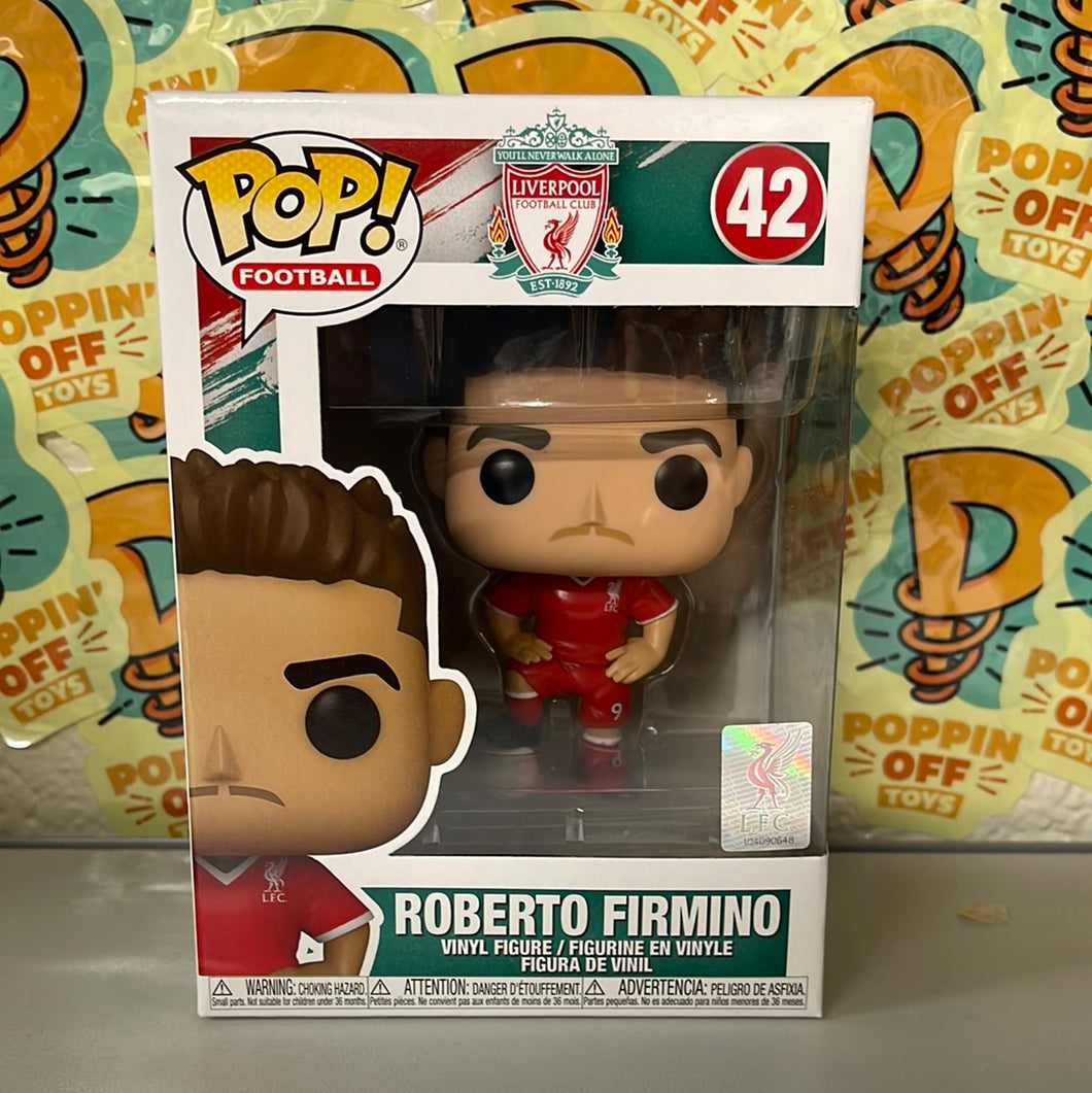 Pop! Football: Liverpool - Roberto Firmino (In Stock) Vinyl Figure