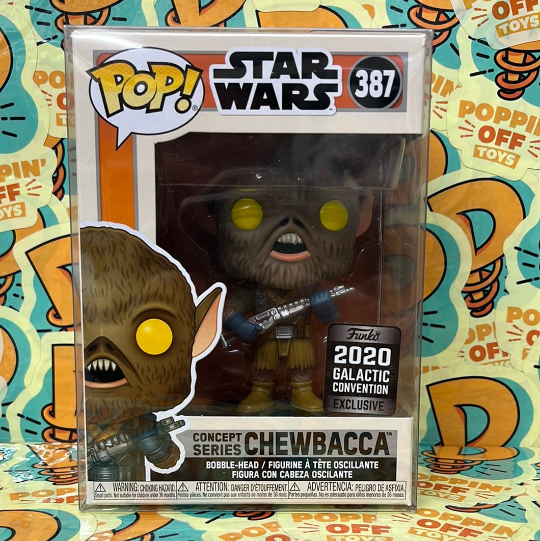 Pop! Star Wars: Concept Series Chewbacca (2020 Galactic Convention)
