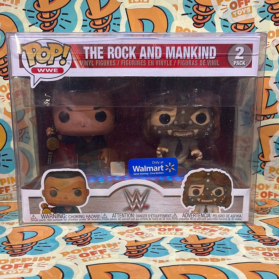 Pop! WWE- The Rock and Mankind (Walmart)