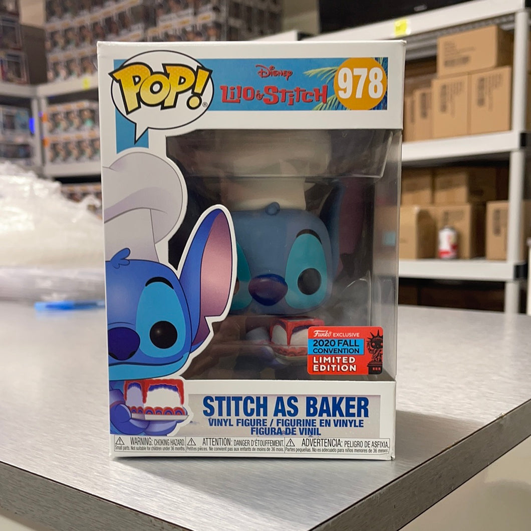 Pop! Disney: Stitch as Baker (2020 Fall Convnetion)