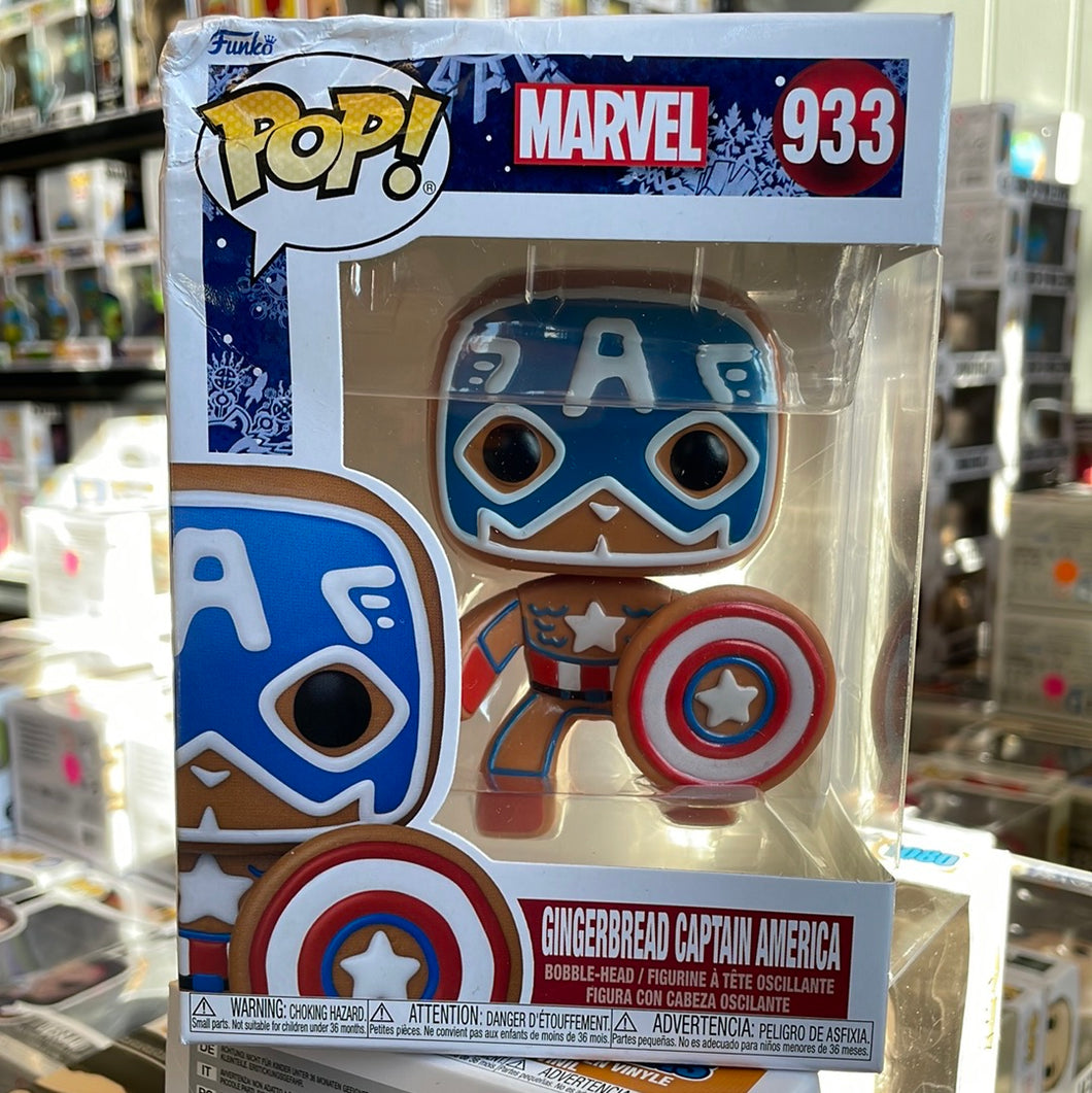 Pop! Marvel: Gingerbread Captain America