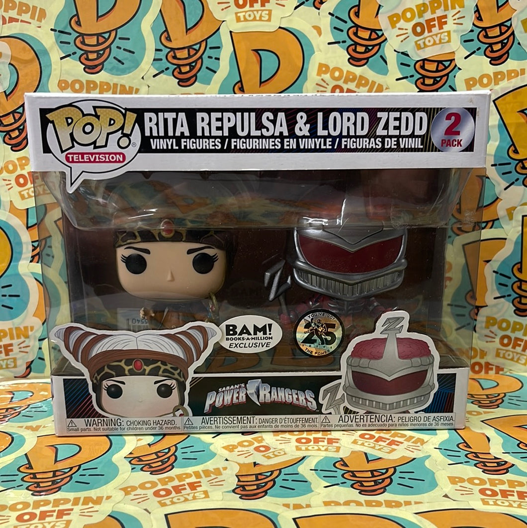 Pop! Television - Power Rangers : Rita Repulsa & Lord Zedd (BAM Exc.)