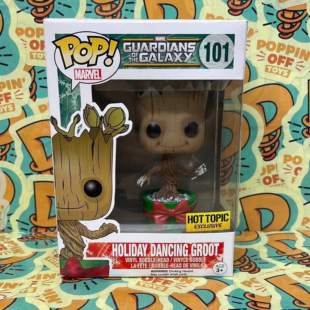 Pop! Marvel: GOTG -Holiday Dancing Groot (Hot Topic Exclusive) 101 –  Poppin' Off Toys
