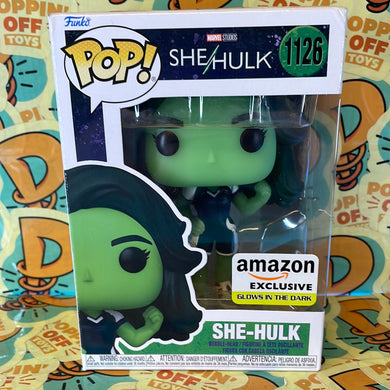 Pop! Marvel: She-Hulk -She-Hulk (GITD) (Amazon Exclusive) 1126