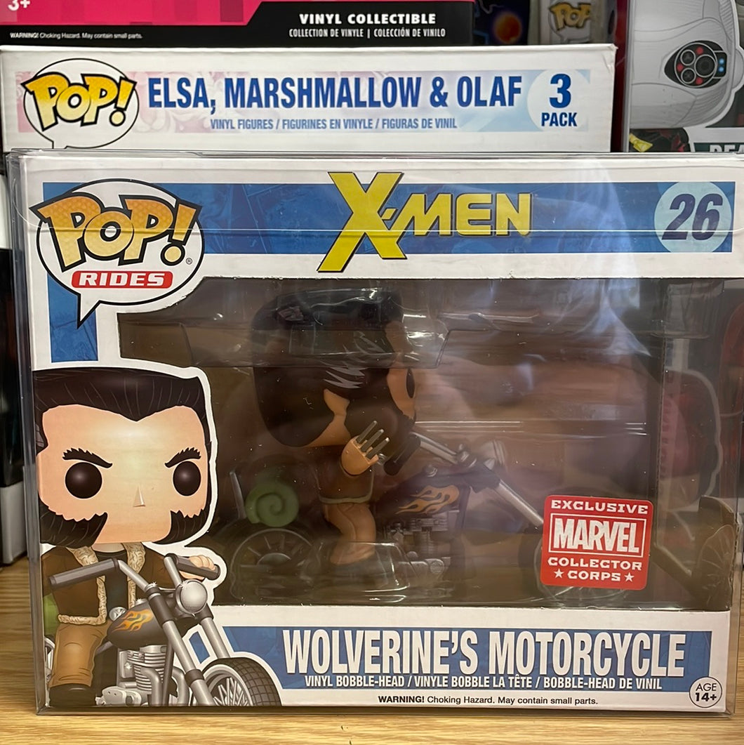 Pop! Rides: X-Men - Wolverine’s Motorcycle (Collector Corps)