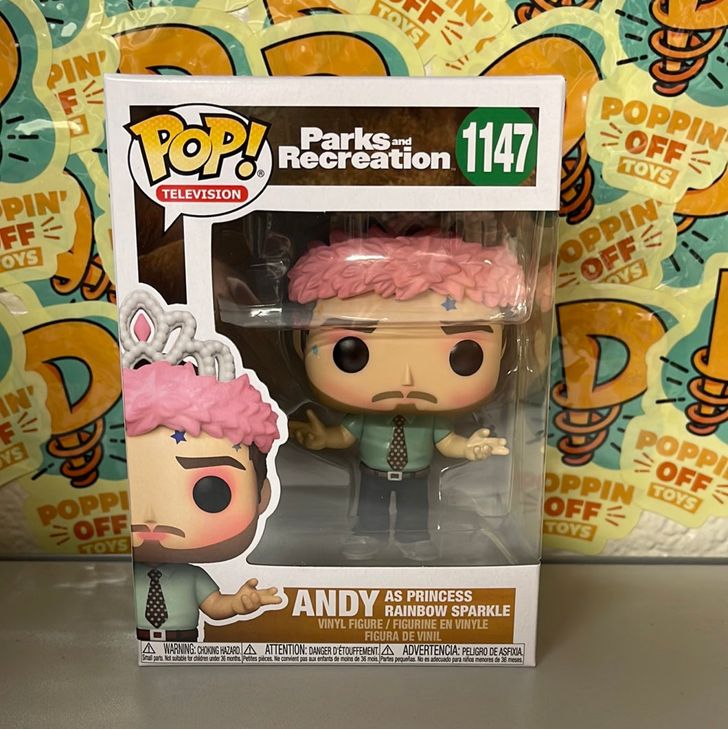Pop! Television: Parks and Recreation - Andy as Princess Sparkle